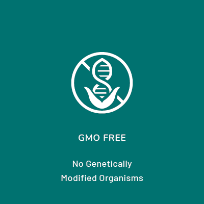 An icon of a DNA strand inside a plant leaf above the text 'GMO FREE.' Linnea, a manufacturer of pharmaceutical grade extracts, specializes in cannabinoid isolate and is a CBG extract manufacturer.