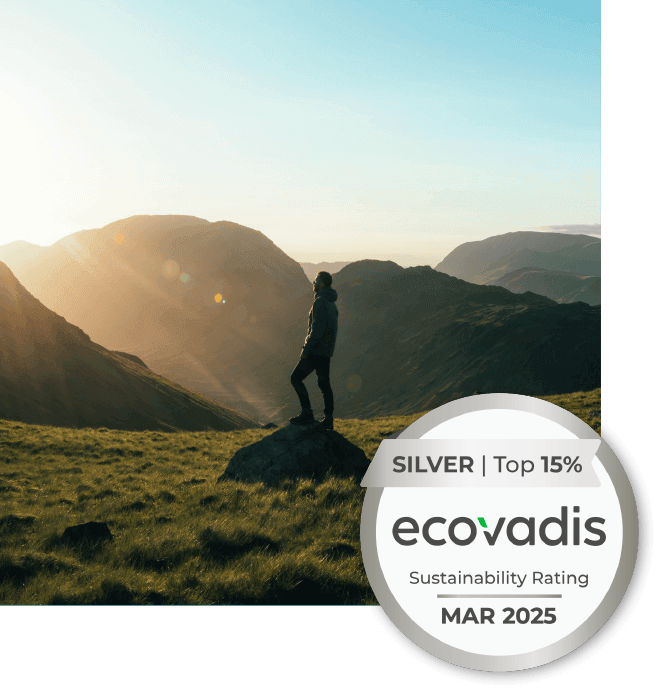 Linnea's Ecovadis silver medal for sustainability rating granted in March 2025 for the third consecutive year